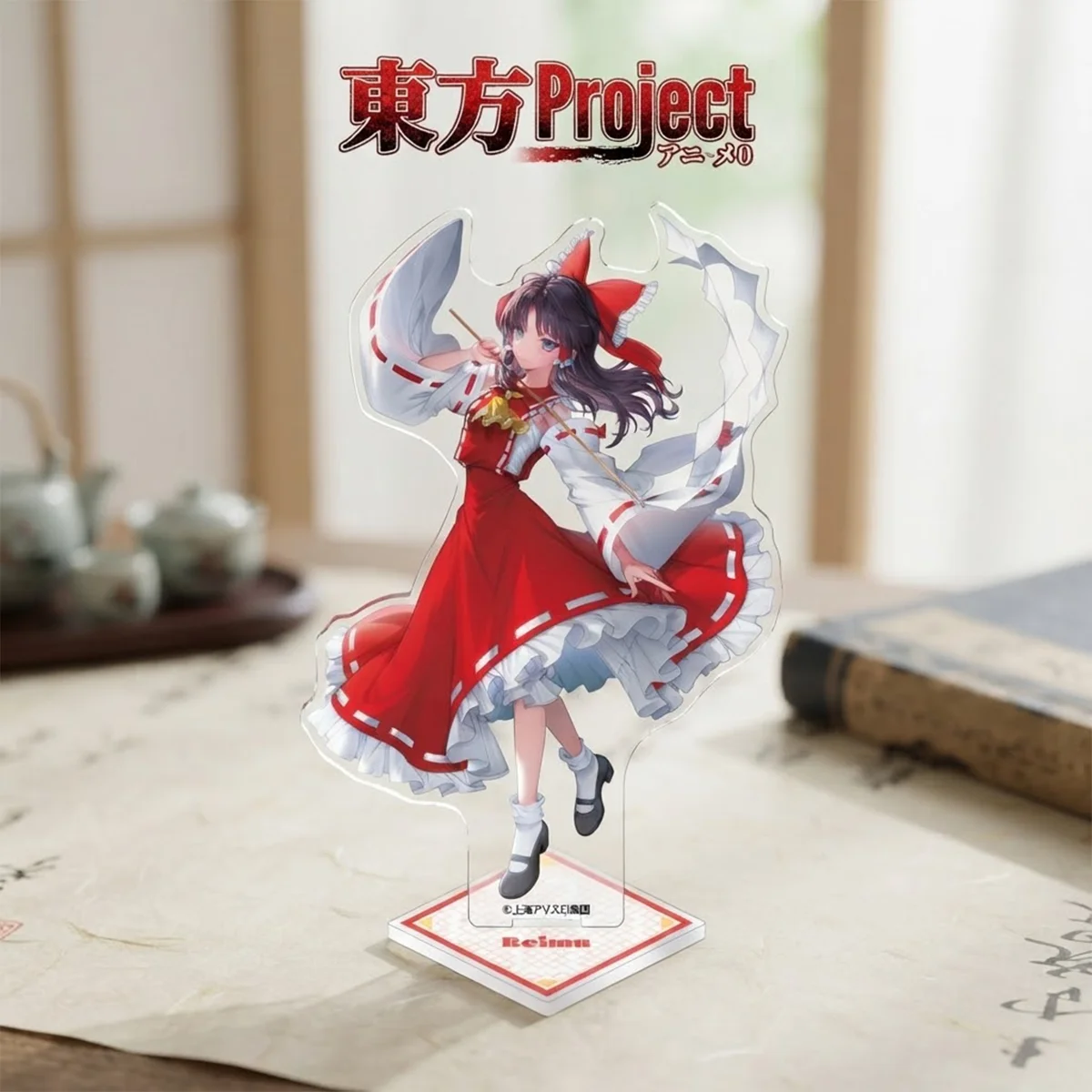 Фото Акриловая подставка 15 см по аниме Touhou Project: Сакуя, Фландре. Подарок на День независимости. Настольная фигурка, брелок по манге Touhou. №2