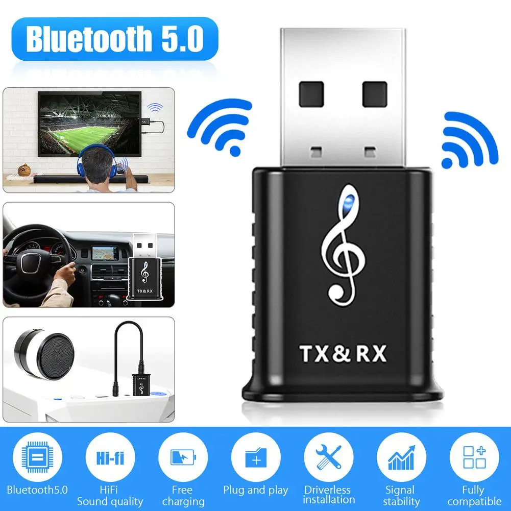 

1 шт. 4-в-1 Bluetooth-совместимый 5,0 передатчик приемник Многофункциональный Usb беспроводной автомобильный аудио адаптер ключ Прямая поставка