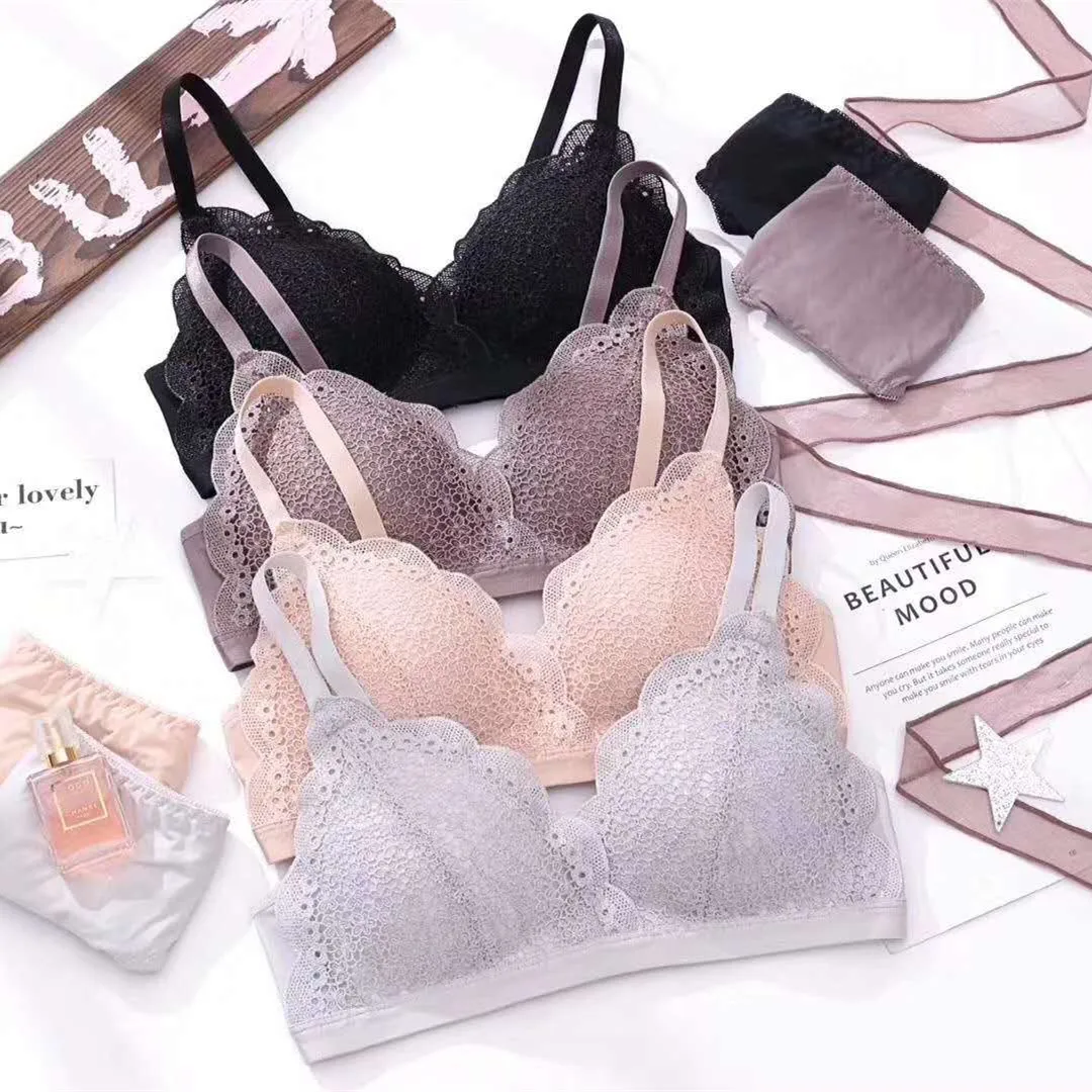 

Lingerie Sexy Lady Bra Gather Adjustable Women's Seamless Underwear Push Up Bra Intimates for Women Cup