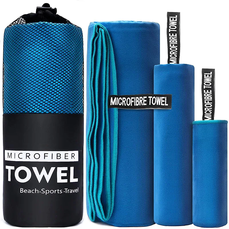 40x80/76x152cm Blue Grey Green Orange Swimming Gym Fitness Camping Running Beach Washcloth Towels