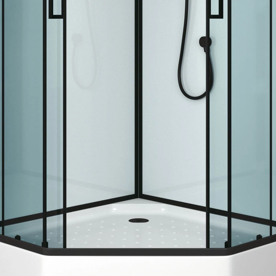 Душевая кабина Niagara NG-6902-01D черный 100х100х220 см |