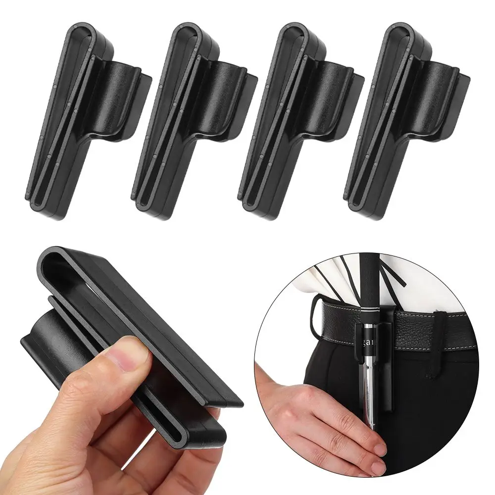

1/4/8/12pcs Black Golf Putter Holder Golf Equipment Premium Clamp Holder Putting Organizer Golf Bag Clip Golf Club Grips