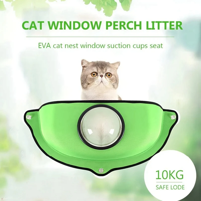 Cat Window Perch Hammock Litter EVA Nest Suction Cups Seat Shelves Sunbath Bed
