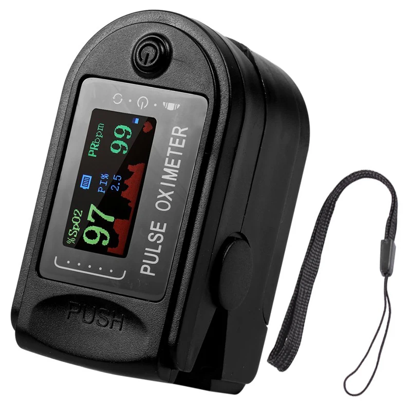 

Fingertip Oximeter Saturation Pulse Rate Monitoring Finger Clip Tft Color Screen Oximeter Blood Oxygen Monitor
