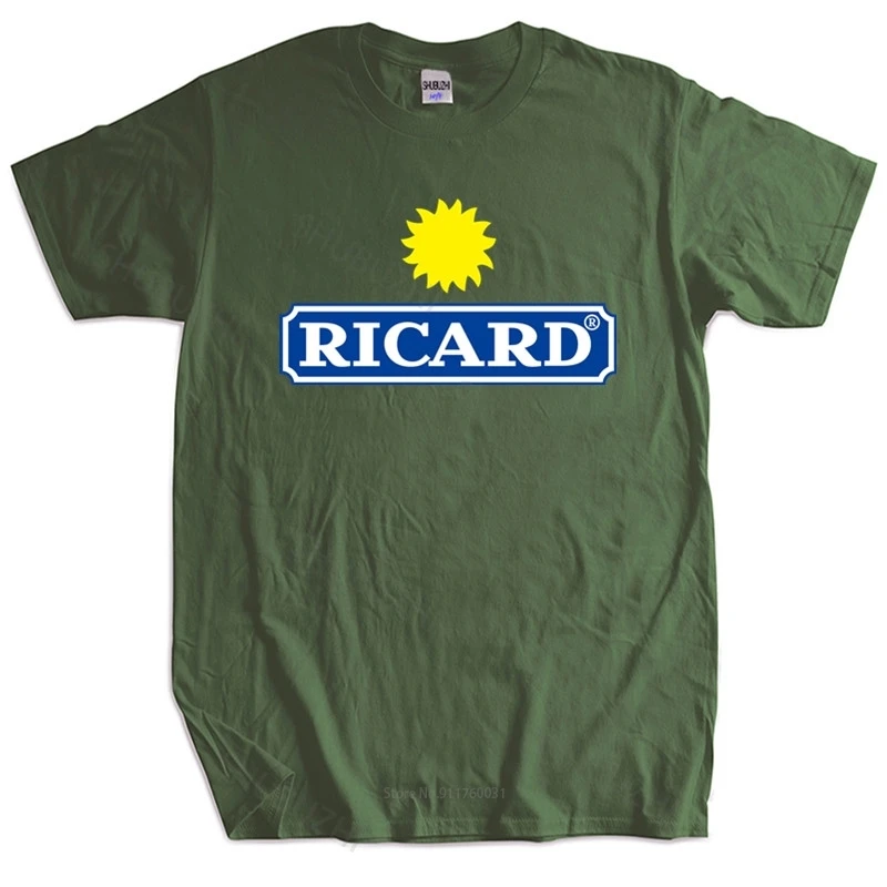 

Mens T-shirt Euro size TOPS Men Short sleeve tshirt Ricard Unisex T Shirt unisex tee-shirt women top tees drop shipping