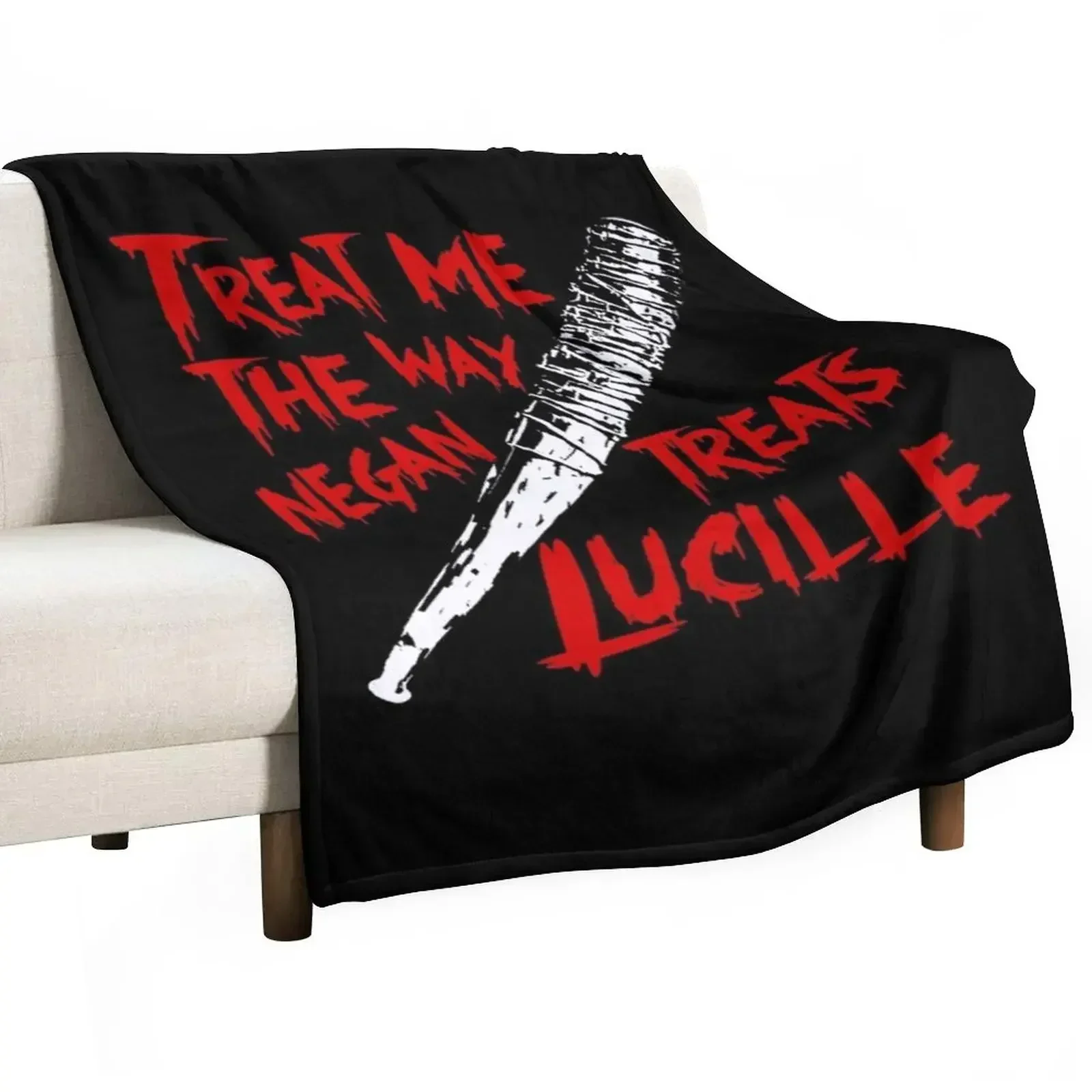 Одеяло Treat Me The Way Negan Treats Lucille тяжелое декоративное одеяло для сна одеяла пикника