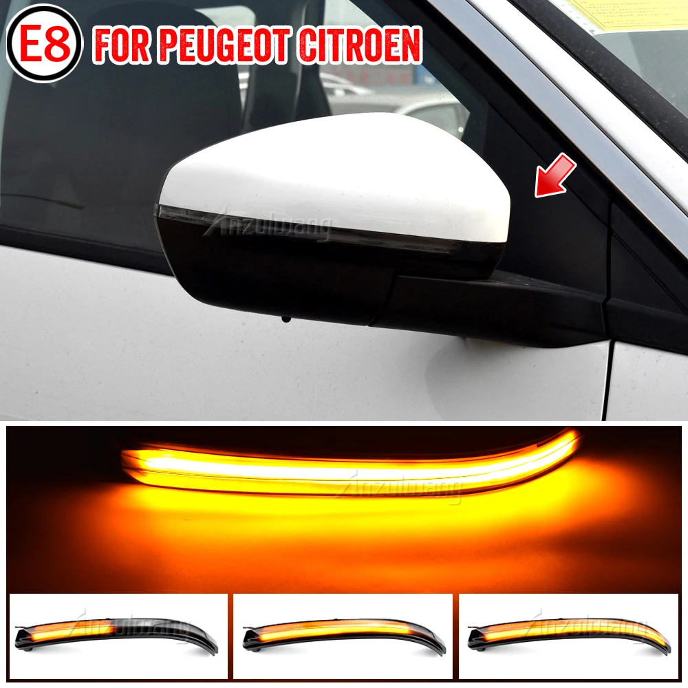 

2 шт., поворотники для Peugeot 3008 P84 5008 T87 Citroen C5 Aircross 2017-2020