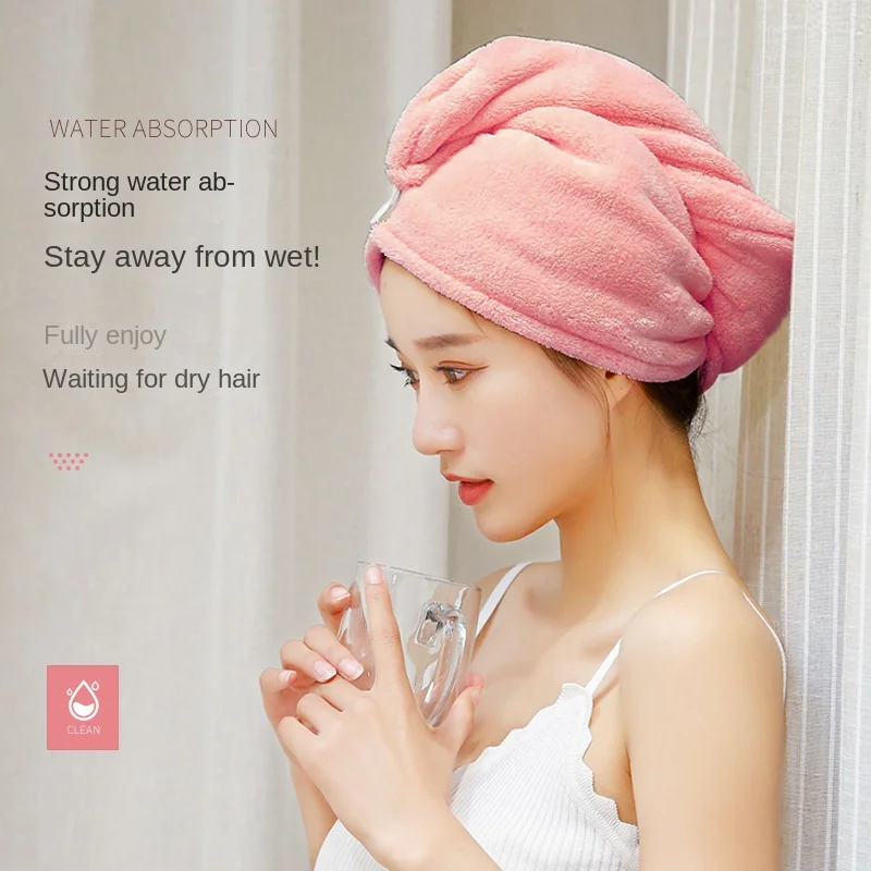 Dry Hair Cap Quick-drying, Hair-wiping Towel, Dry Hair Towel, Shower Cap, Wash Bag Scarf.
