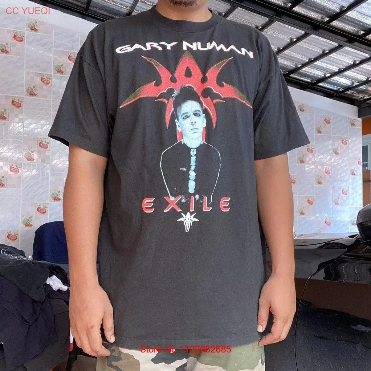 Рубашка Gary _ Numan черная футболка унисекс S-5XL VN3759