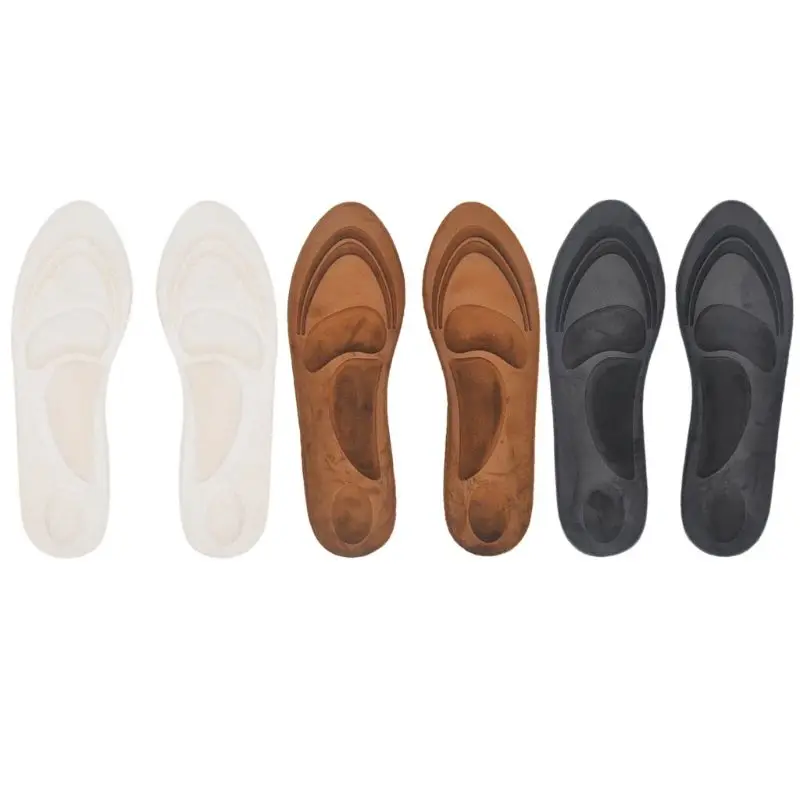 

2023 New Winter Thicken Vevet Warm Sport Sponge High Hee Insert Shoes Insoes Fu