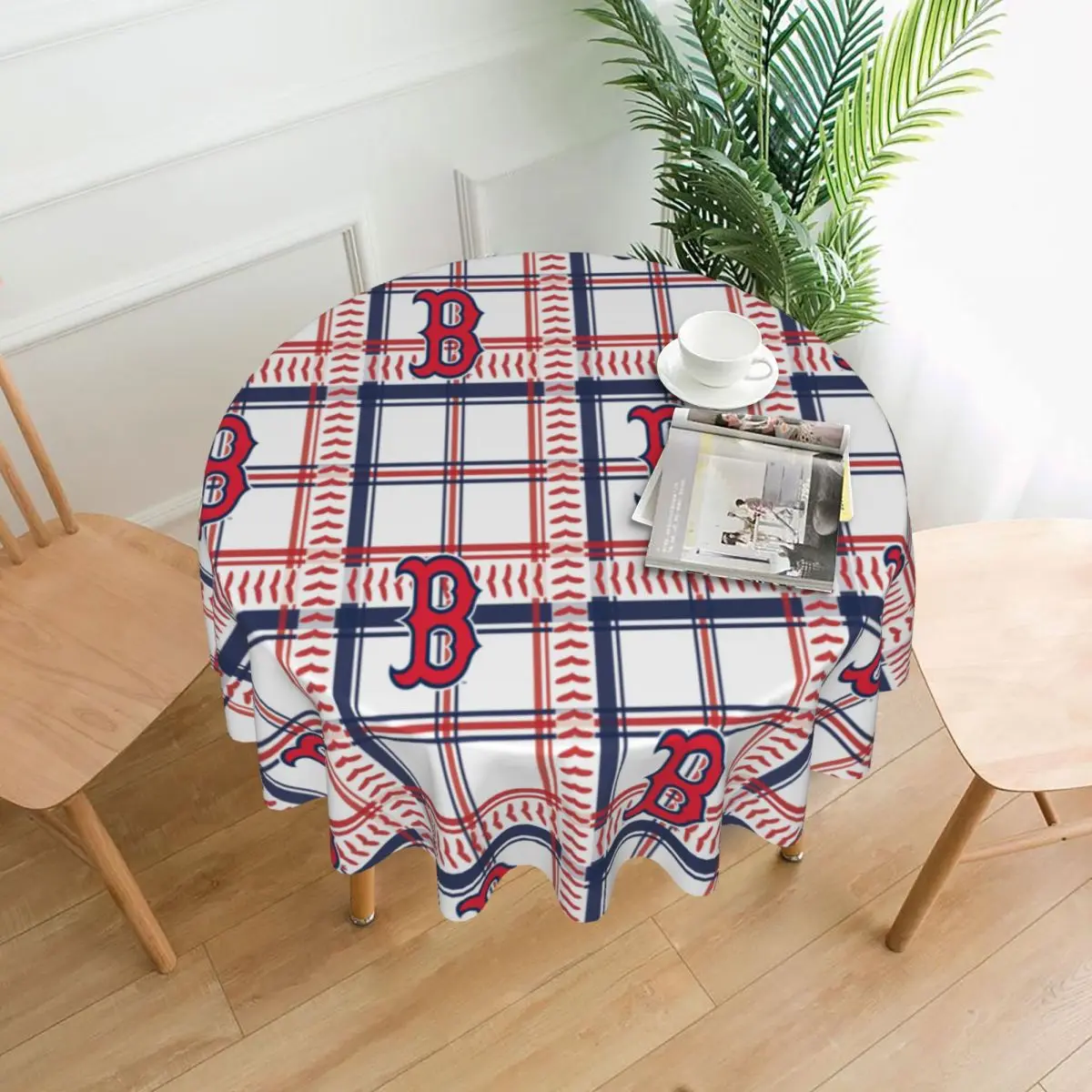 

Tablecloth Polyester Round Table Cloth Nordic Table Cover for Home Party Decoration