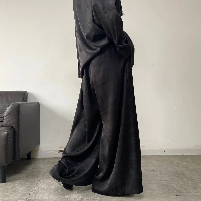 Мужская и женская парчовая жаккардовая кисточка китайская мода свободная