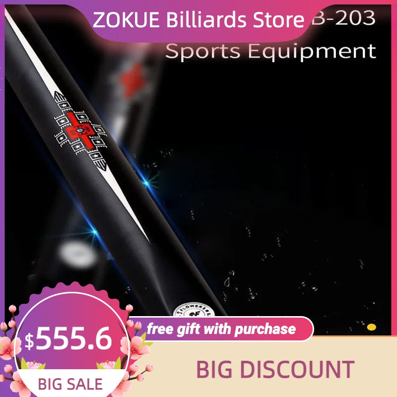 

Бильярдный бильярдный кий jflower, цельный кий, Северо-американский стиль, Профессиональная ручная резная инкрустация, черный бильярдный кий 8