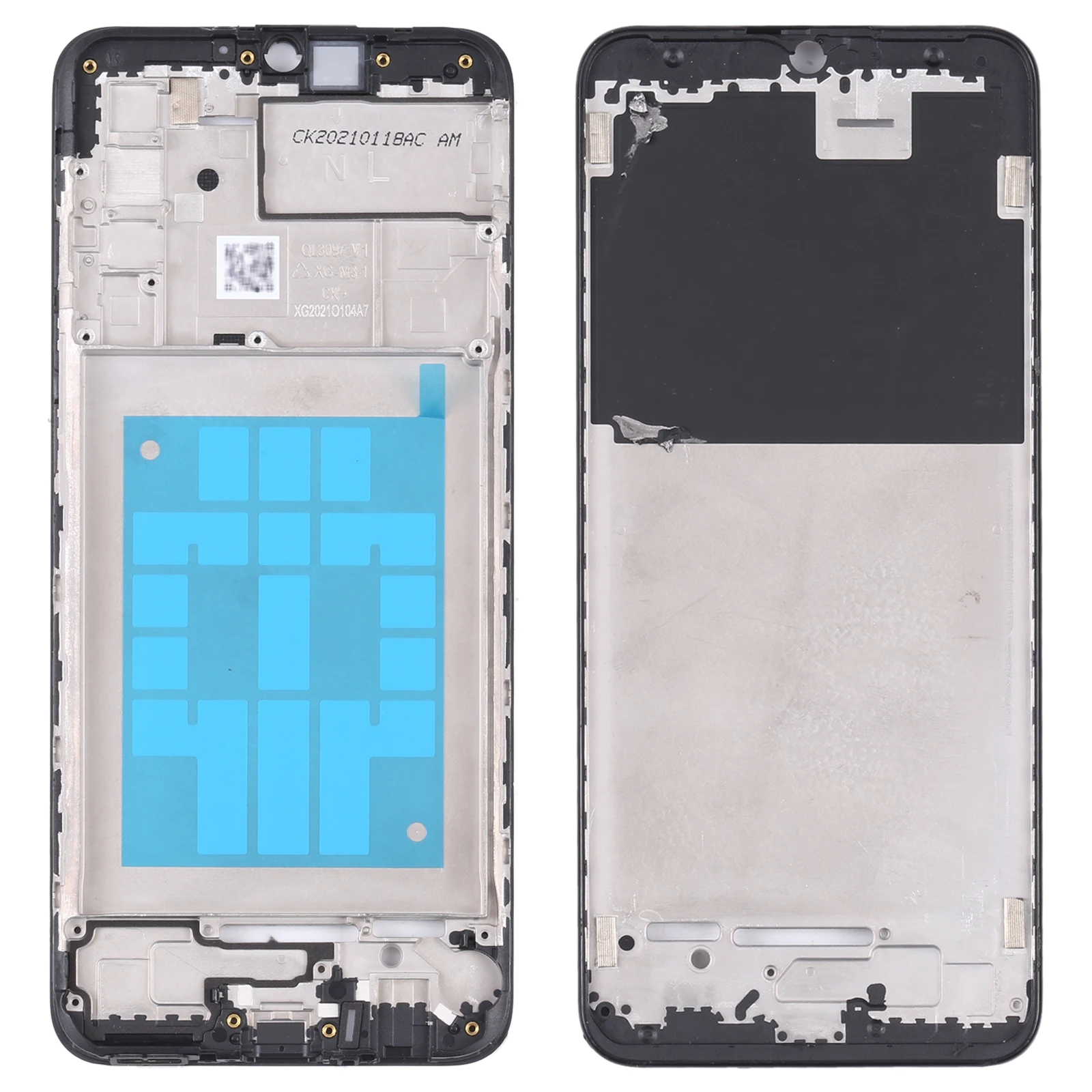 Front Housing LCD Frame Bezel Plate For Samsung Galaxy M02s SM-M025F NL Edition