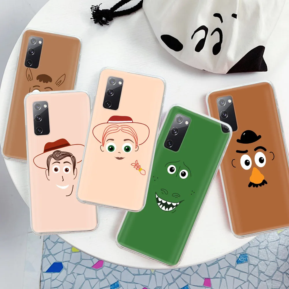 Мягкий чехол для VIVO Y100 Y200 Y18E Y19 Y19S Y20 Y21 Y21T Y22S Y27 Y28S Y75 Y76 Y77T Y36 Y33S Y33T ZR56 Toy Story Face