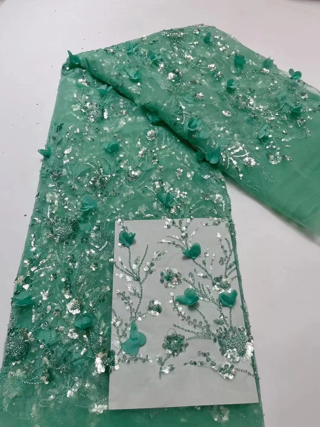 Ткань Ngerian, ткань с блестками, ткань S-1220284, африканские вышитые тюлевые кружева для одежды, Свадебный материал, высокое качество