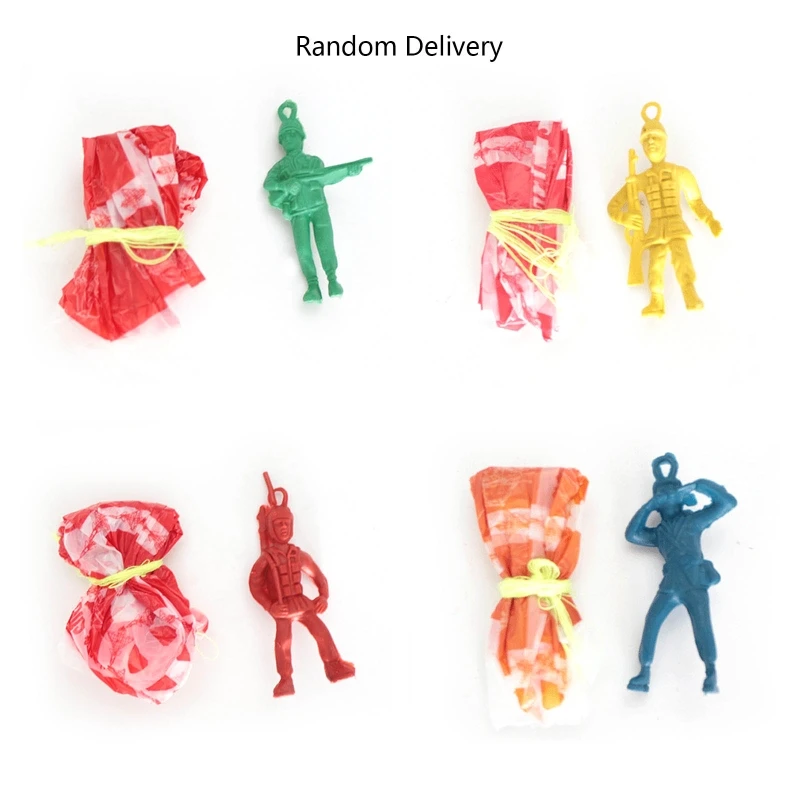 

Funny Soldier Landing Parachute Toys Family Activity Toys Party Game Supplies