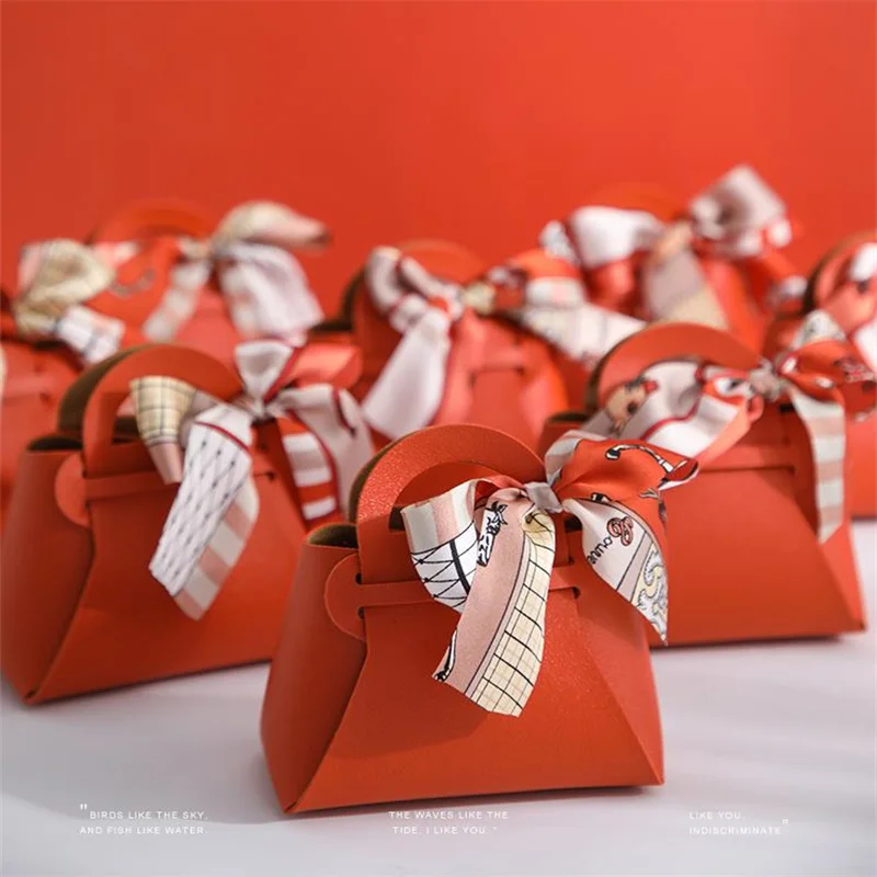 Новый кожаный Подарочный пакет украшение для дня рождения свадьбы