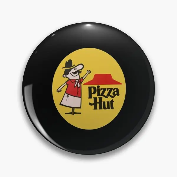 Винтажная пицца хижина футболка мягкая булавка забавная Женская милая модная