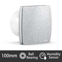 230v 100mm bathroom shower extractor ventilation fan with humidity sensor timer