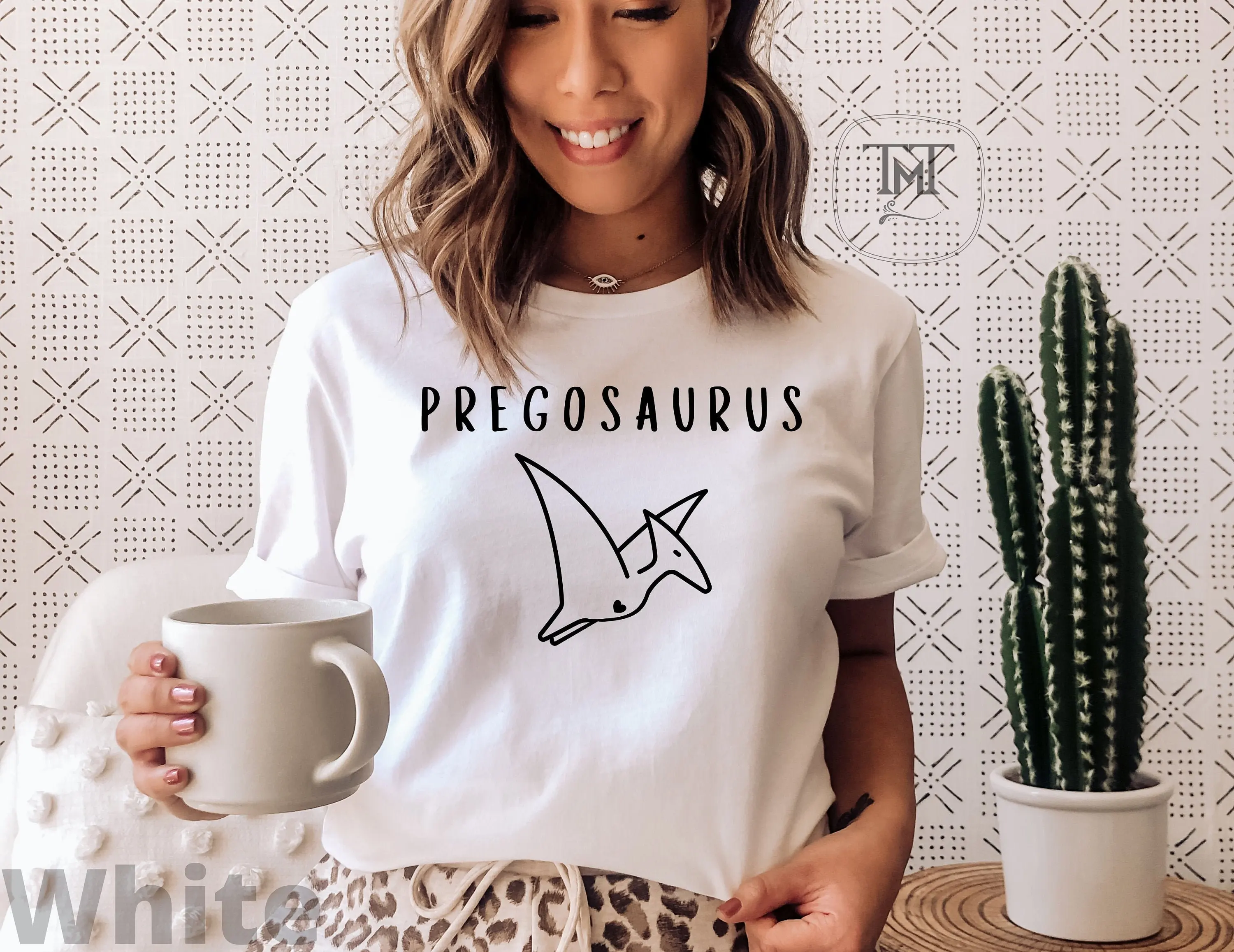 Pregosaurus T Shirt Pregnancy Announcement Preggers Baby Reveal To Family