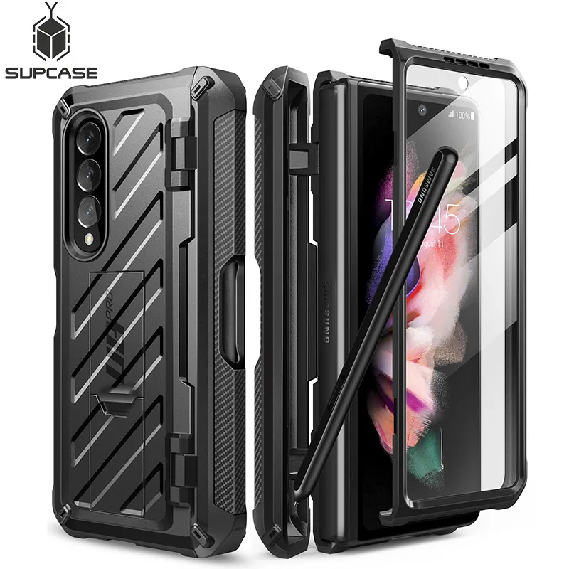 Najtaniej SUPCASE Do Samsung Galaxy Z Fold 3 Case 5G (2021) UB Pro Dwuwarstwowa, Wytrzymała Obudowa Z Wbudowanym Ochraniaczem Ekranu Kup SUPCASE Do Samsung Galaxy Z Fold 3 Case 5G (2021) UB Pro Dwuwarstwowa, Wytrzymała Obudowa Z Wbudowanym Ochraniaczem Ekranu
