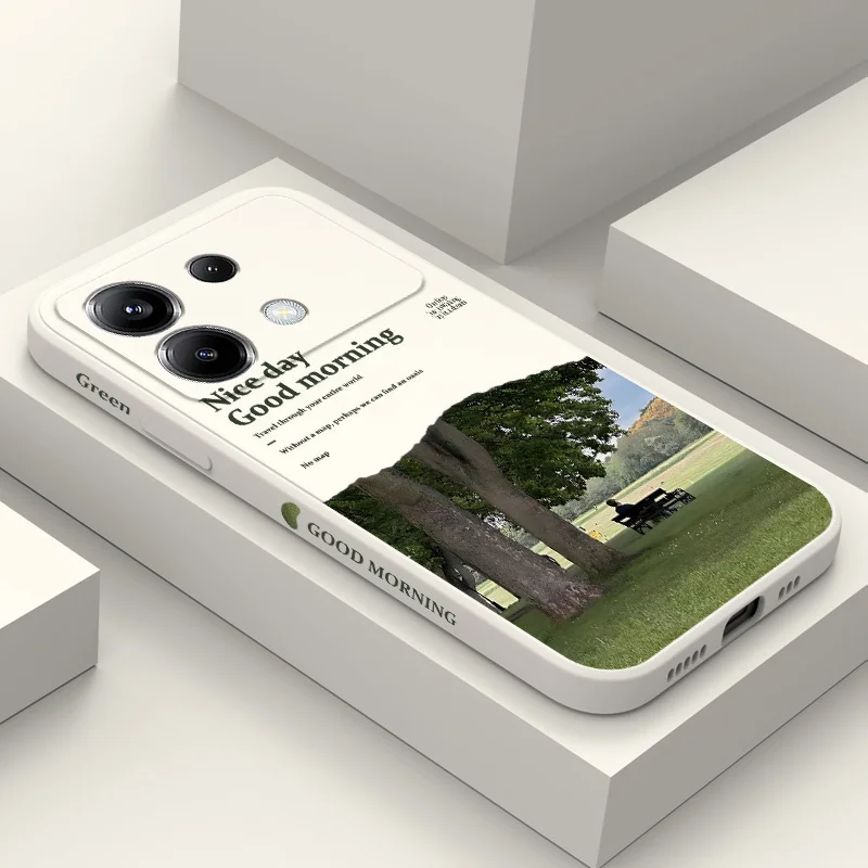 Чехол для телефона Green Meadow Xiaomi Poco X6 F6 M6 M5 M5S F5 X5 F4 X4 M4 F3 M3 X3 Pro 4G 5G GT Силиконовый чехол