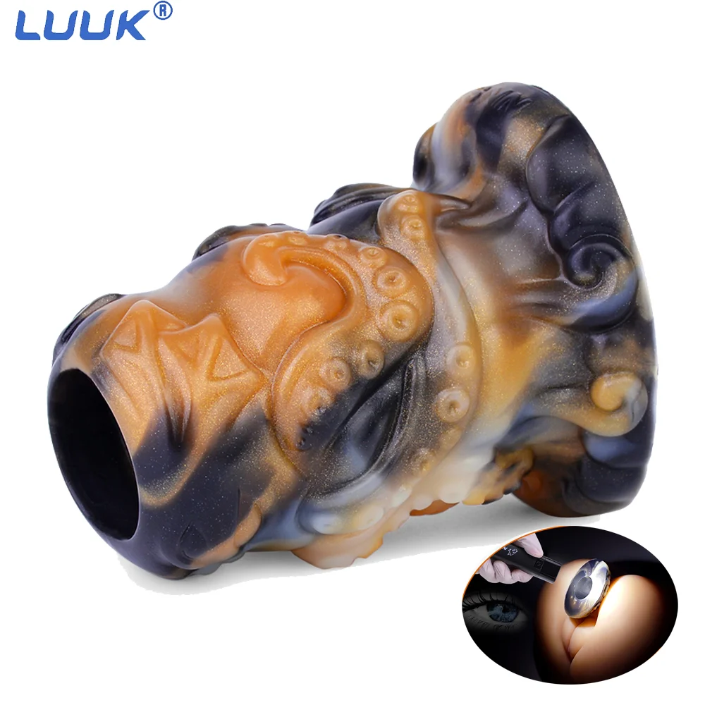 Мягкая силиконовая штепсельная вилка LUUK в виде осьминога