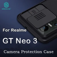 for oppo realme gt neo 3 case nillkin camshield classic slide camera phone shell frosted shield cases for realme gt neo3 cover