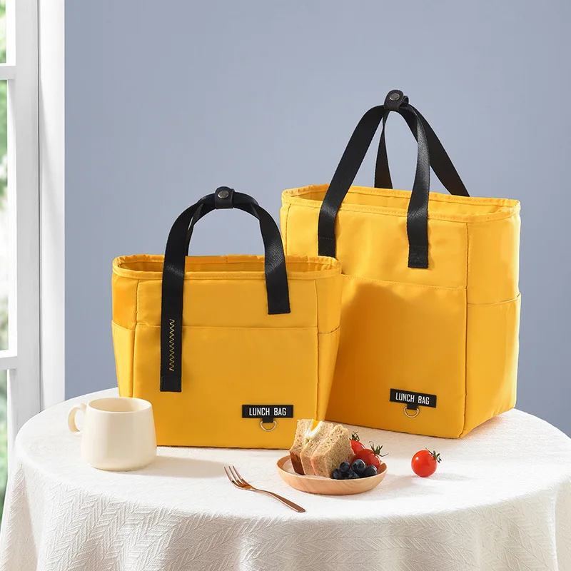 

Insulated Bento Lunch Box Thermal Bag Large Capacity Food Storage Bags Container for Women Cooler Travel Picnic Pouch Handbags
