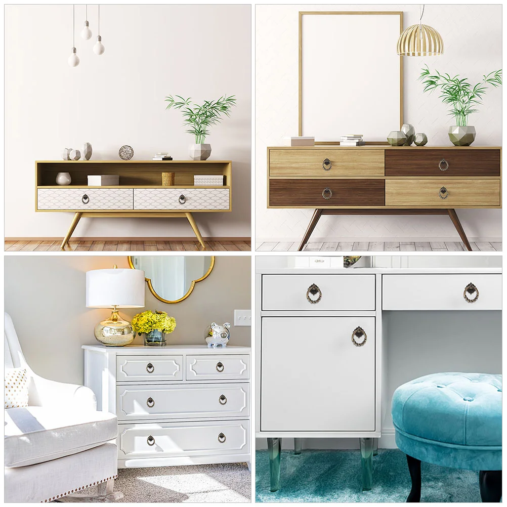 

Cabinet Drawer Handle Cupboard Door Mini Household Doorknob Shaped Pull Flush Handles