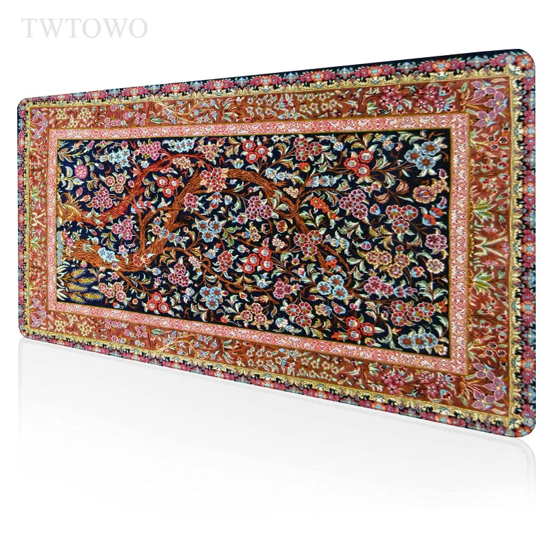 

Персидский коврик для мыши, игровой коврик XL для компьютера, дома, настольные коврики XXL, Противоскользящий коврик для мыши из натурального ...