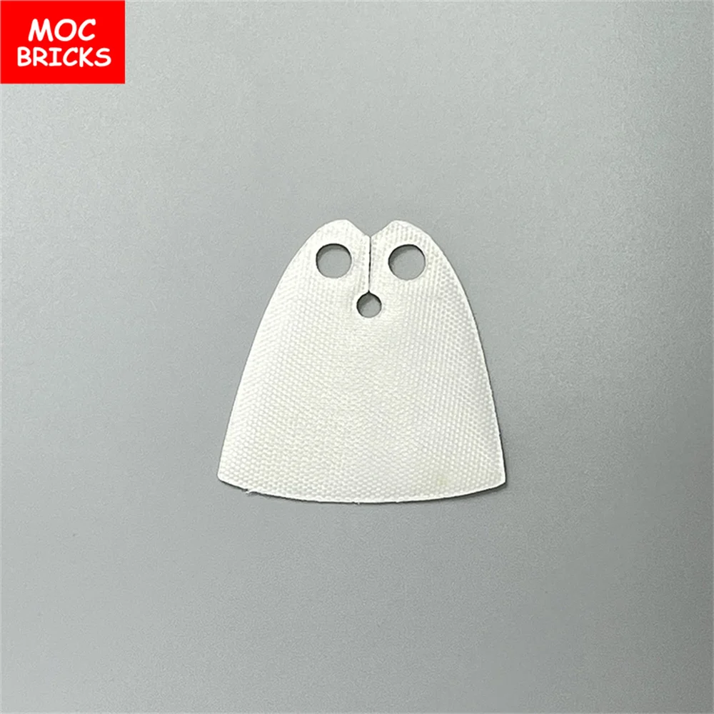 12 шт./лот MOC кирпичи белый шлем накидка модель бороды фигурка часть тела маленькие