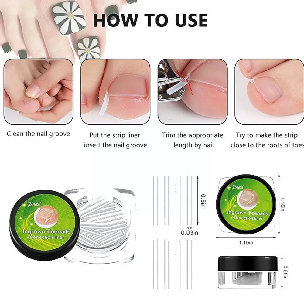 

Ingrown Toenail Corrector Tools Pedicure Recover Embed Treatment Care Ingrown Nail Correction Foot Tool Toe Professional To J0U0