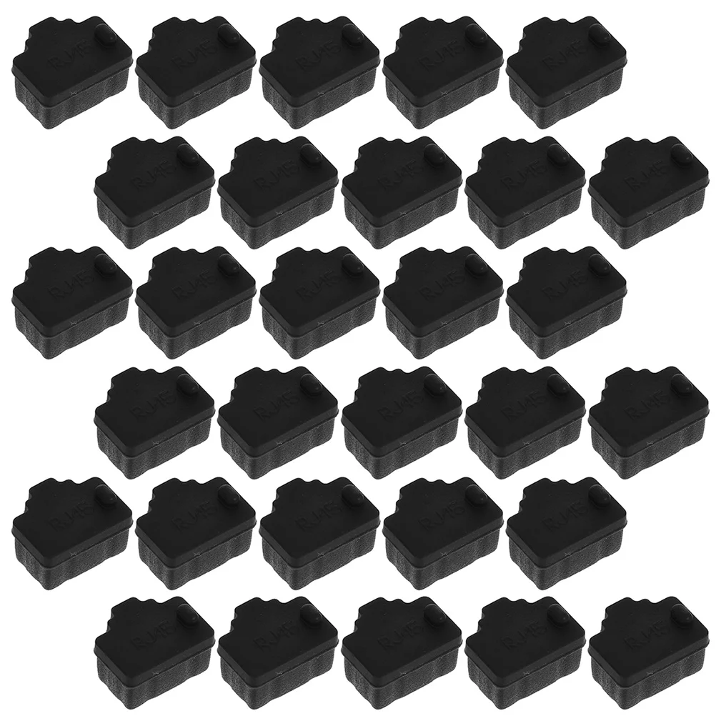 

50 Pcs Hub Laptop Ethernet Port Plug Protector Ethernet Port Ethernet Switch Ethernet Port Jack Ethernet Hub Port Plug