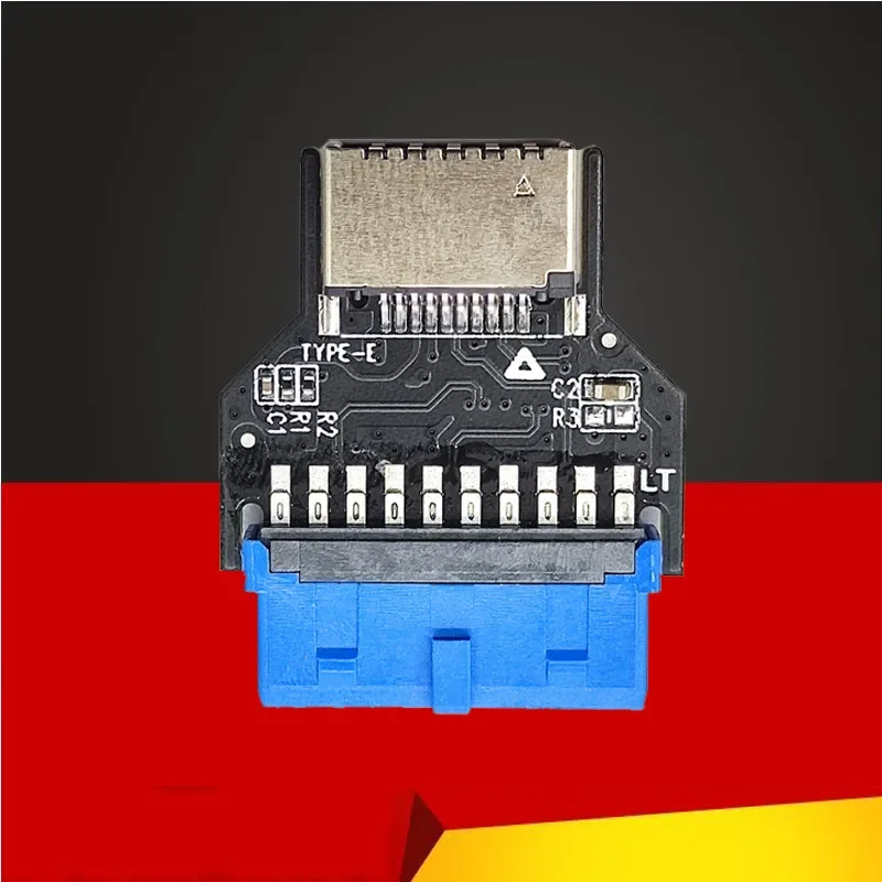 Переходник с USB-разъемом переходник USB3.0 19Pin/20Pin на TYPE-E конвертер шасси передняя