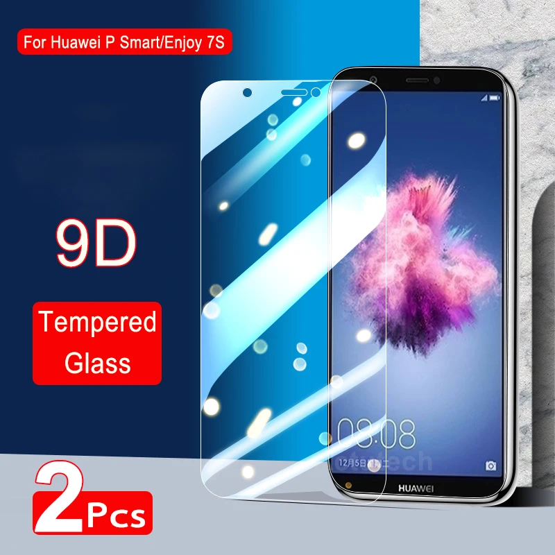 

2Pcs 2.5D 9H Tempered Glass for Huawei P Smart 2017 Enjoy 7S Screen Protector FIG-LX1 LX2 LX3 LA1 PSmart Clear Protective Film