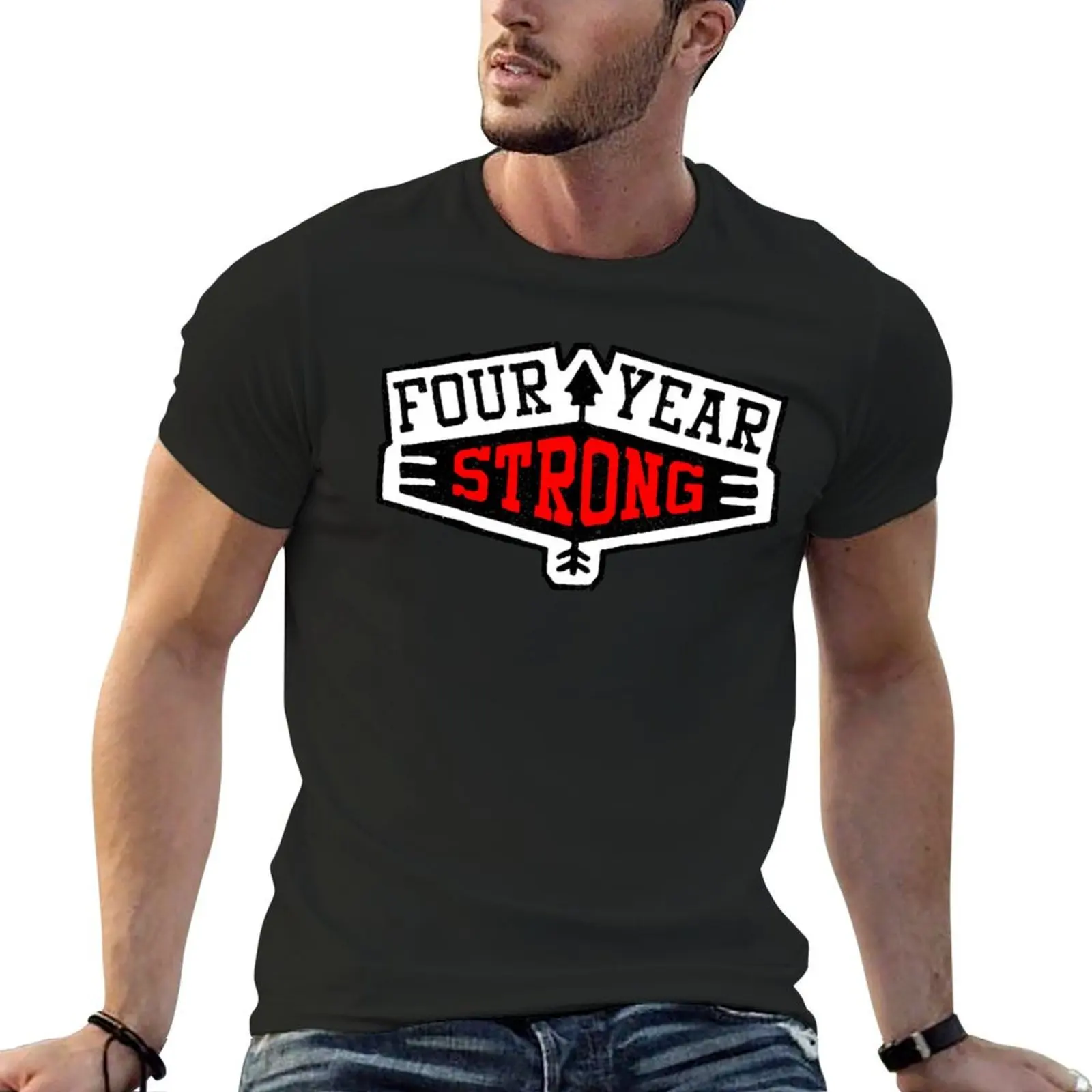 Футболка с логотипом Four Year Strong 99sp бестселлер футболка аниме возвышенная для