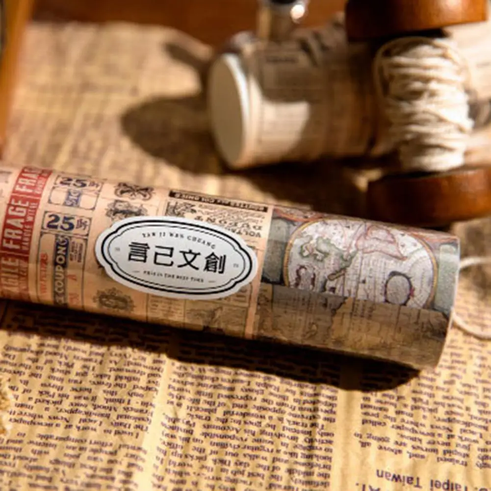 

Useful Diary Sticker Eco-Friendly Label Sticker Multipurpose Scrapbook Art Journaling Craft Paper Adhesive Tape Decorative