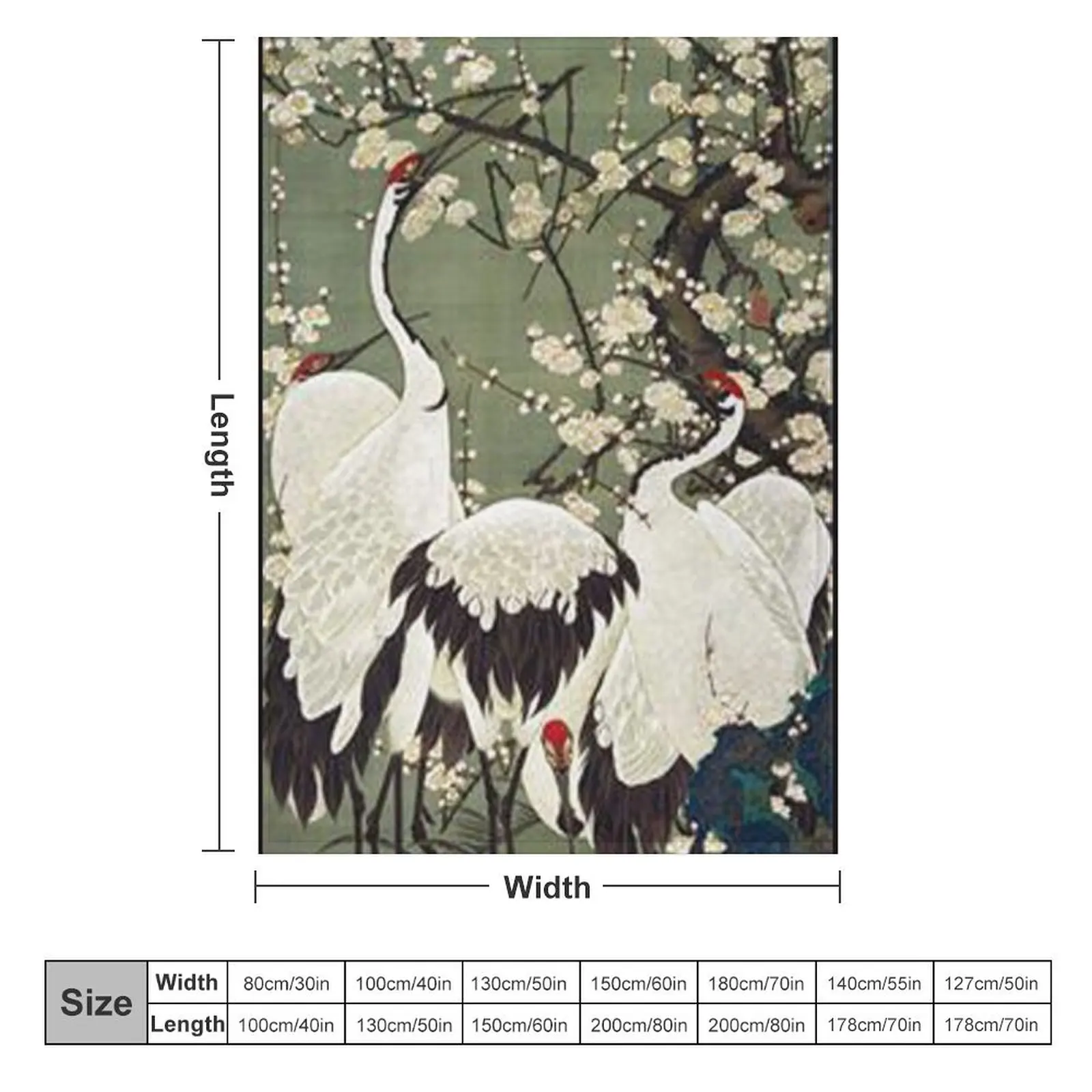 Любимый художник-цветение сливы и краны-Jakuchu Ito брикет рождественские подарки