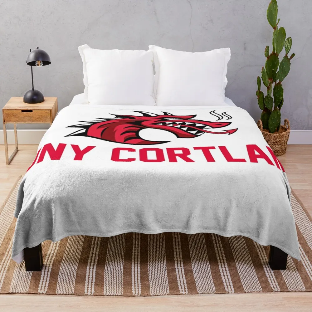 Suny cortland декоративное одеяло, огромное вязаное одеяло для дивана
