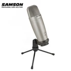 Конденсаторный микрофон Samson C01U Pro, студийный USB микрофон с мониторингом в режиме реального времени, большой диафрагмой, конденсаторный микрофон для вещания