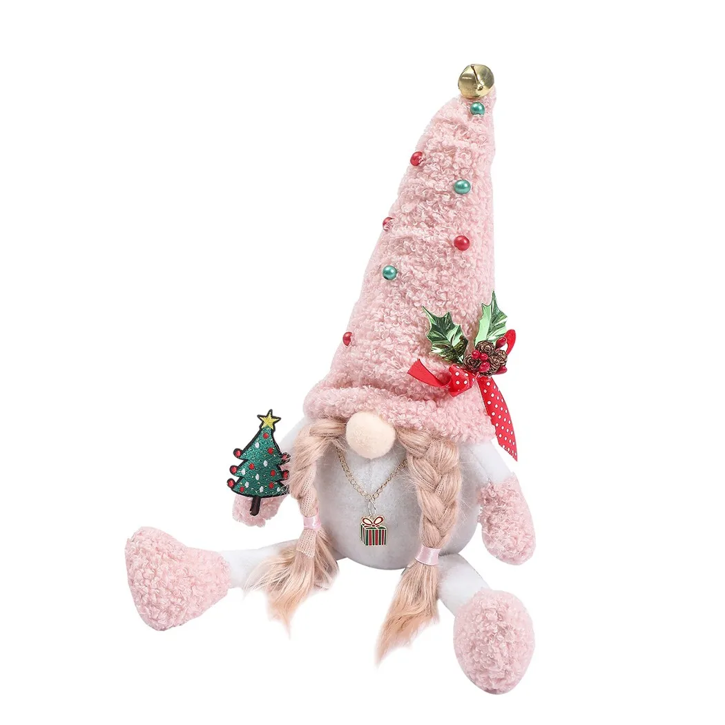 

Rudolph НОВАЯ РОЖДЕСТВЕНСКАЯ Розовая кукла Rudolph без лица Рождественская стоящая шведская кукла дерево без лица Рождественский Вечерние