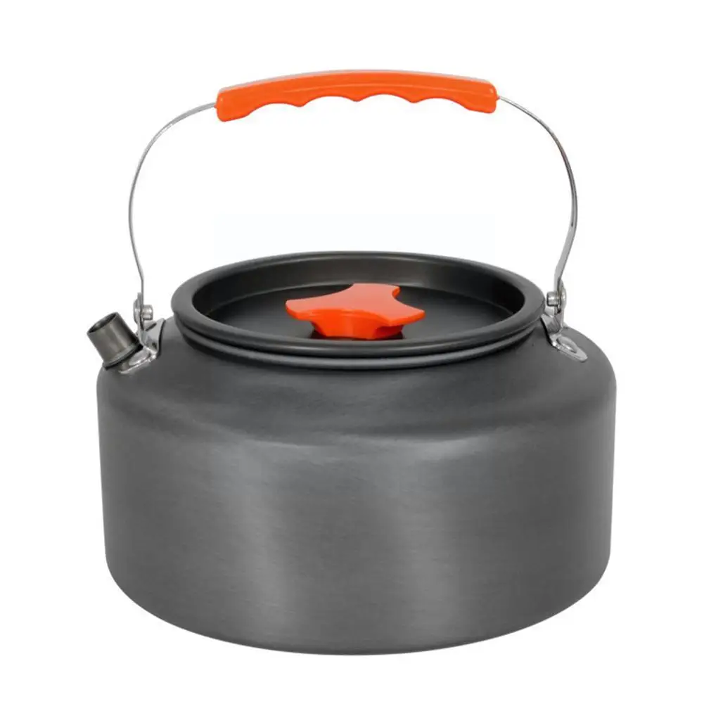 

Туристический легкий чайник, 1,5 л, легкий походный кофейник, открытый костер, чайник для воды, Сверхлегкий портативный, для пешего туризма, п...