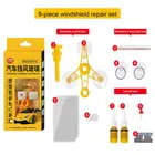 Набор инструментов для быстрого ремонта ветрового стекла автомобиля, обновленный набор для ремонта треснувших стекол, полимерный герметик для трещин на лобовом стекле, жидкость для самостоятельного ремонта