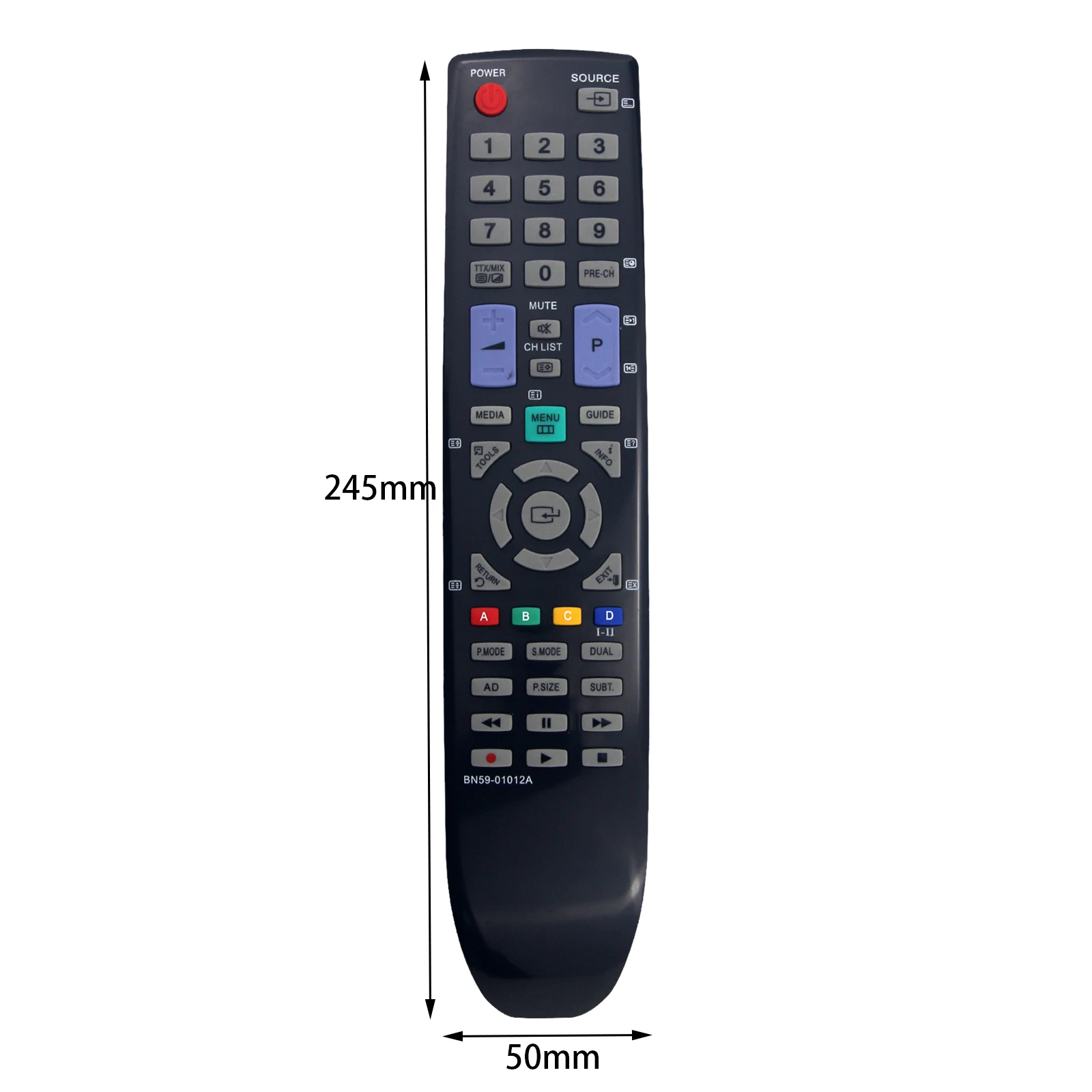 Фото Совместим с телевизорами Samsung LE22D450, PS42C430, LE32C455, PS42C450B1W. Пульт дистанционного управления BN59-01012A. Запасные части для замены. №2