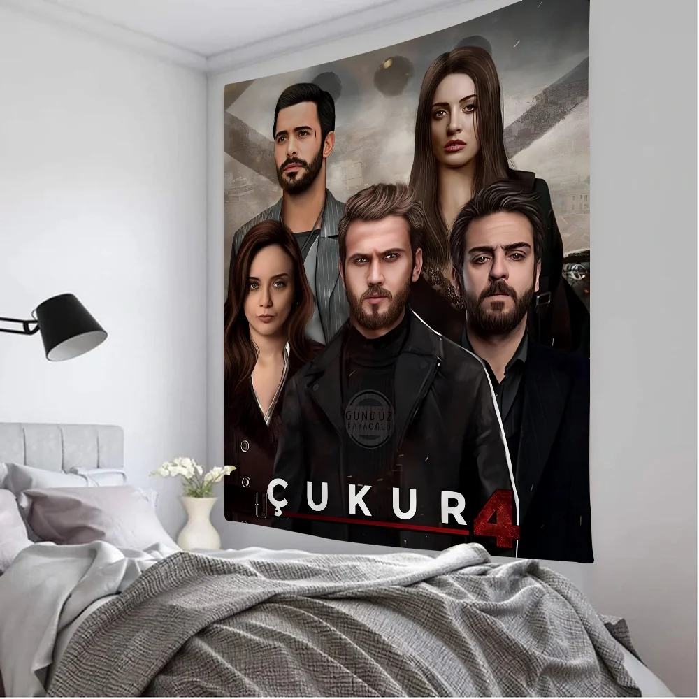 Турецкий сериал Cukur с принтом большой настенный гобелен дешевый в стиле хиппи