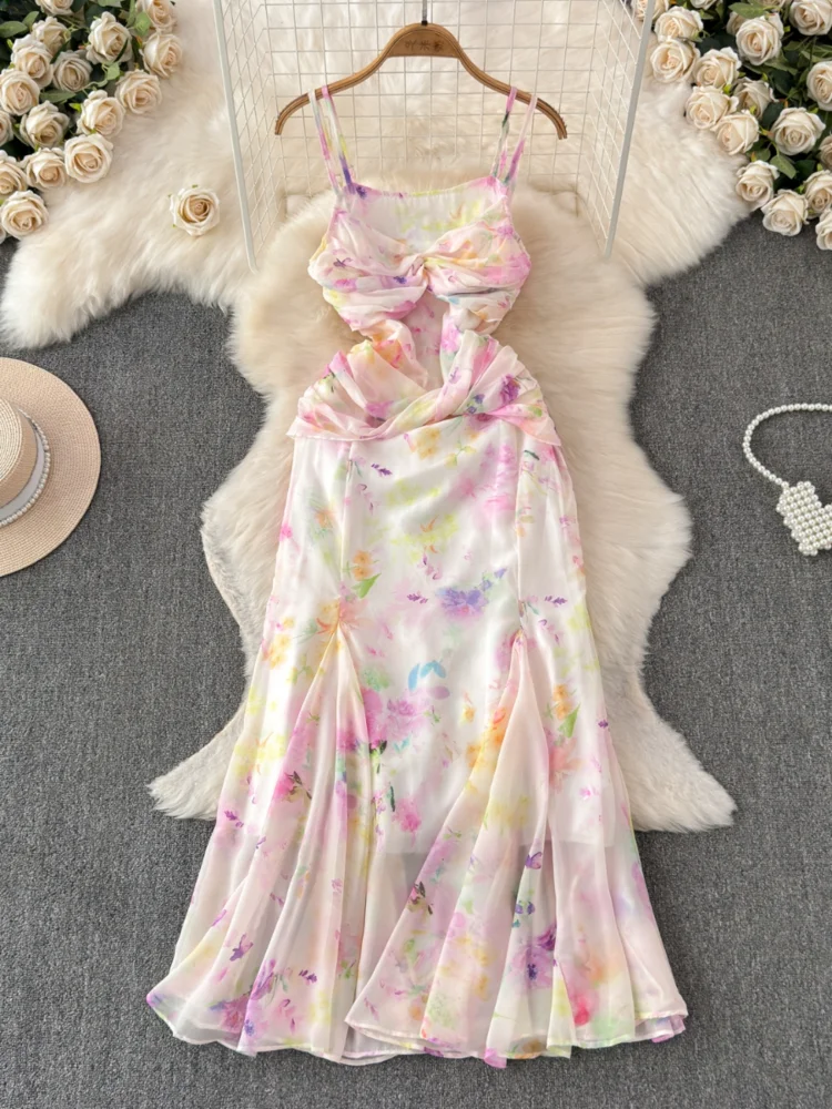 Женское летнее платье с принтом