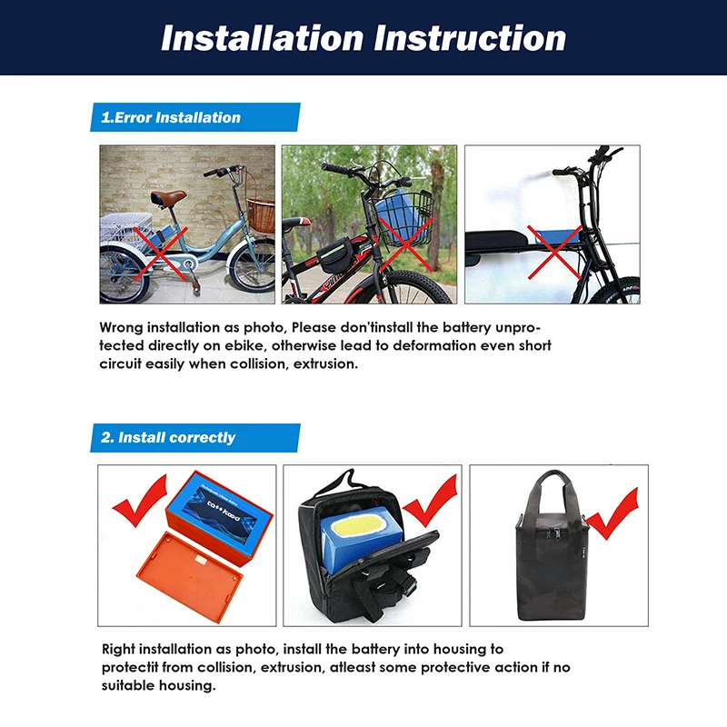 Перезаряжаемый литий-ионный аккумулятор для горного велосипеда 72 в 45 А · ч 40 18650