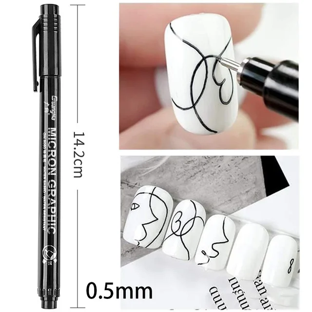 Акриловый маркер для дизайна ногтей